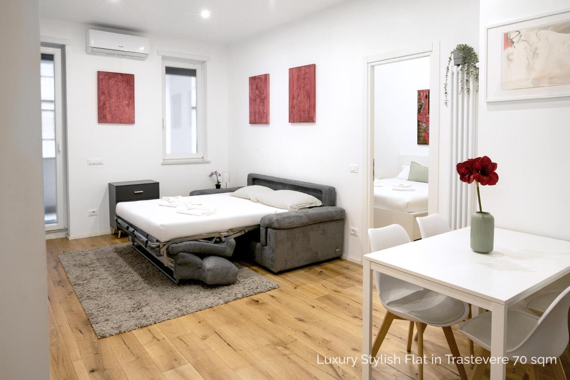 La Dolce Vita - Luxury Stylish Flats In Trastevere 70-90Sqm Řím Exteriér fotografie